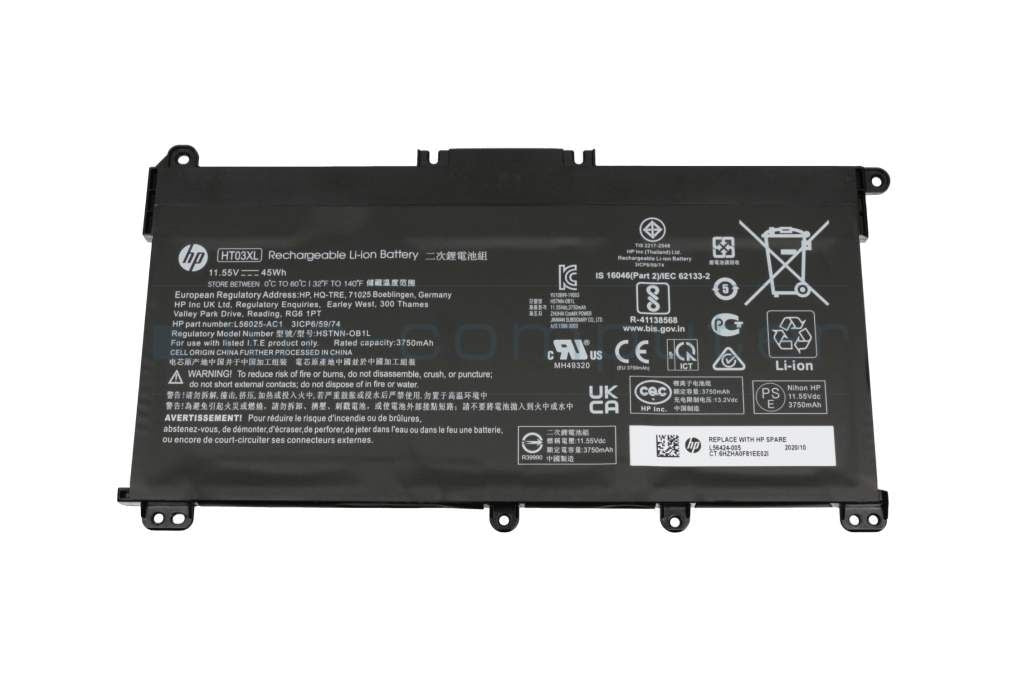 HP SKO-BATT 3C 45Whr 3.9Ah LI HT03045XL-PL