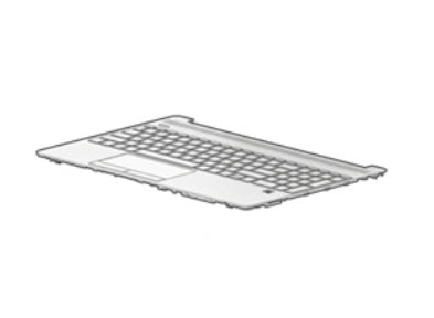 HP Top Cover Nsv Fpr w Keyboard Bl Nordic