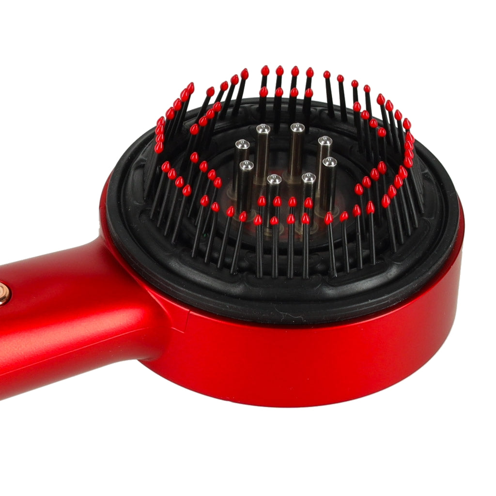 Hair Care Head Massager with Red Light & Oil Applicator