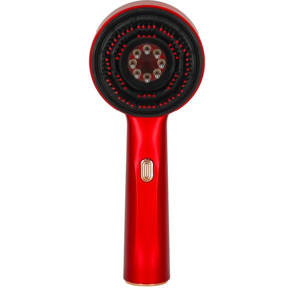 Hair Care Head Massager with Red Light & Oil Applicator