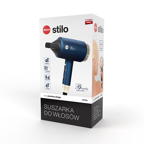 Hair dryer with ionization HT250 ELDOM 1800 W