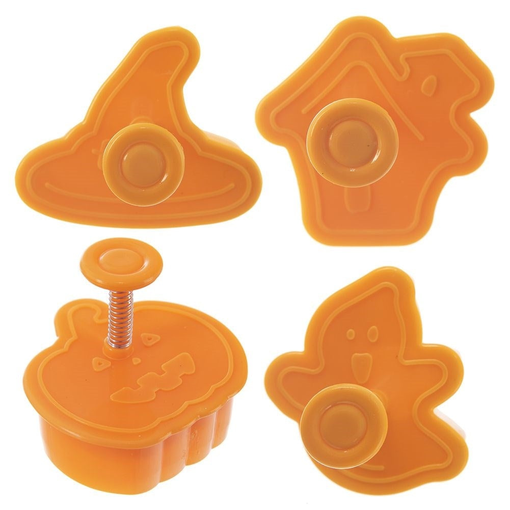 Halloween Baking Molds: Set of 4 and Pattern Stamp
