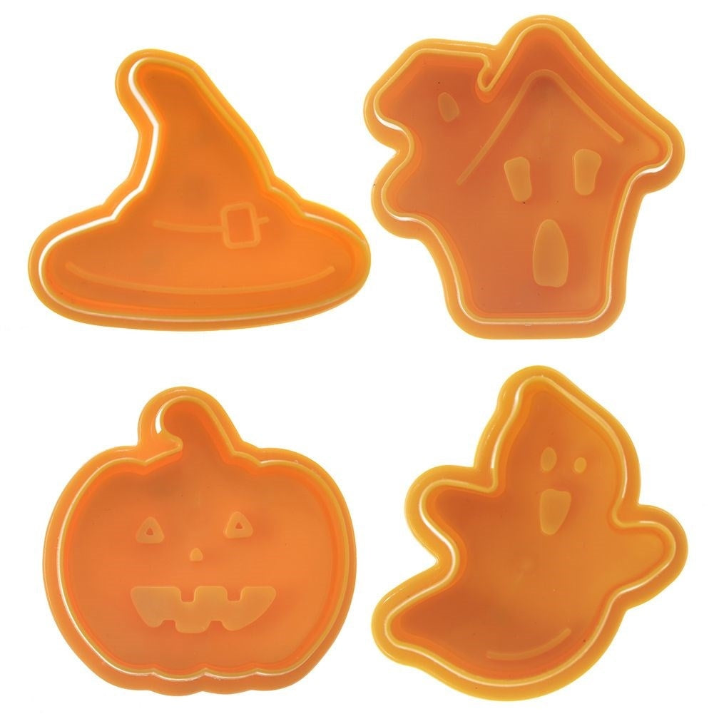 Halloween Baking Molds: Set of 4 and Pattern Stamp