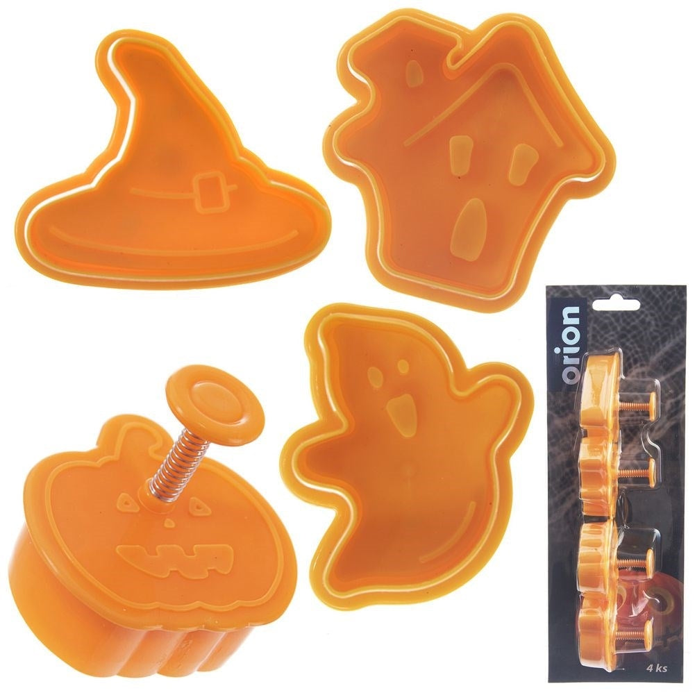 Halloween Baking Molds: Set of 4 and Pattern Stamp