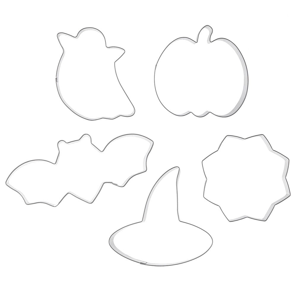 Halloween Cookie Cutters Set, 6 Pcs Stainless Steel