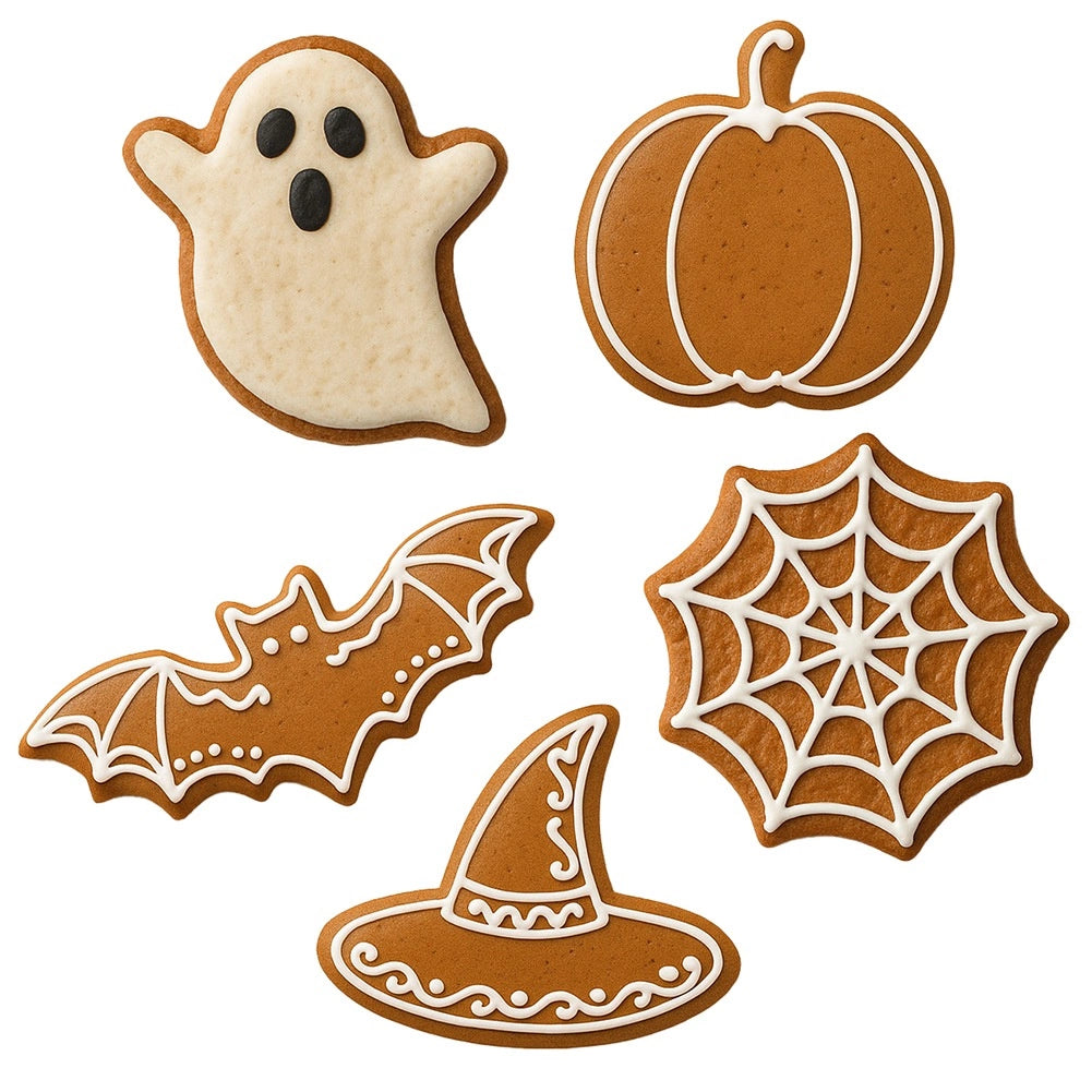 Halloween Cookie Cutters Set, 6 Pcs Stainless Steel