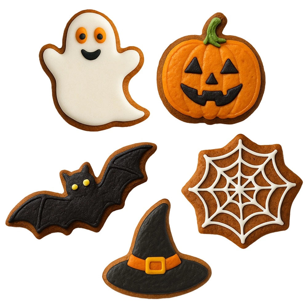 Halloween Cookie Cutters Set, 6 Pcs Stainless Steel