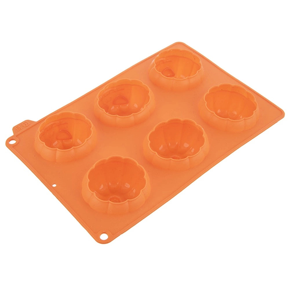 Halloween Pumpkin Silicone Baking Mold, 27x18x4 cm