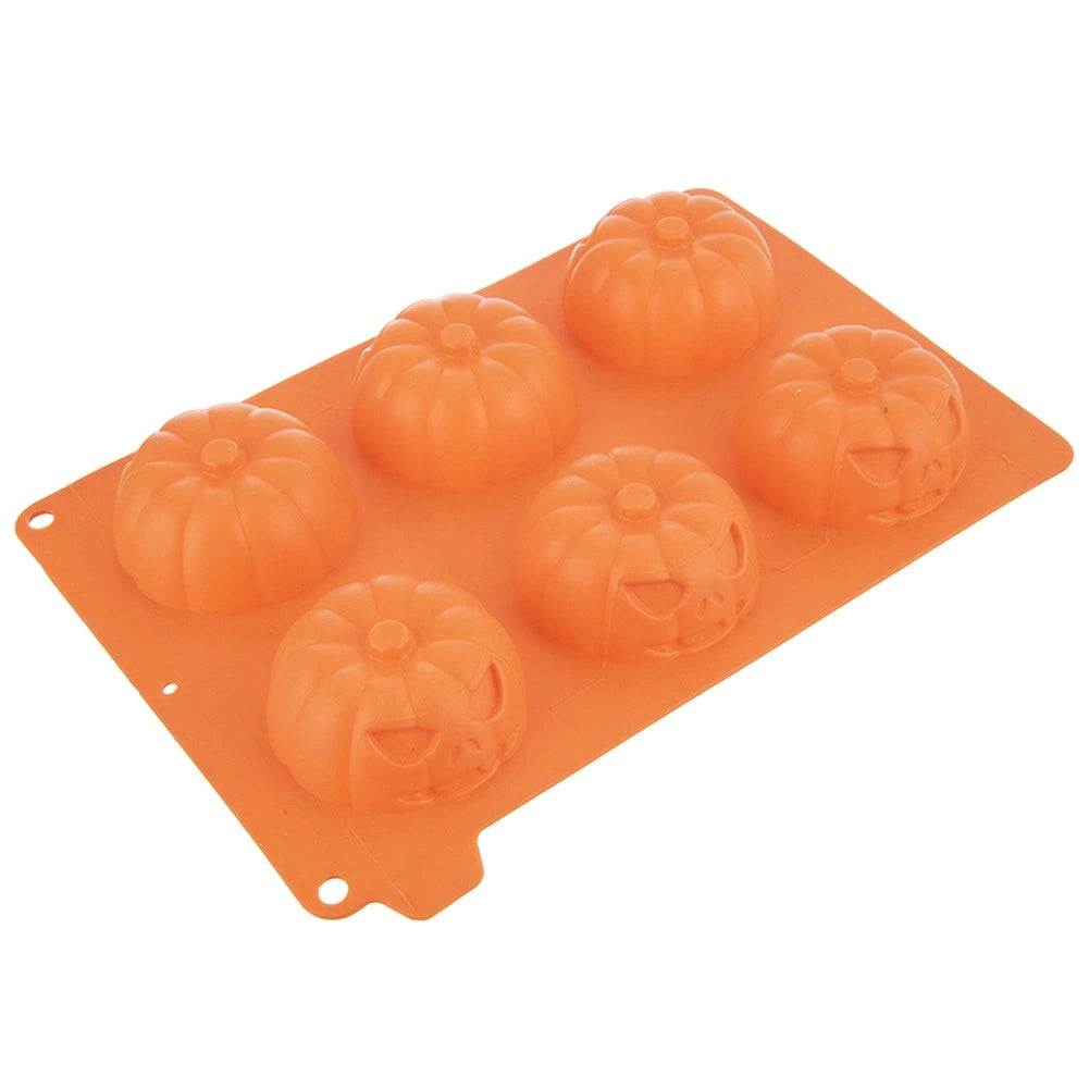 Halloween Pumpkin Silicone Baking Mold, 27x18x4 cm