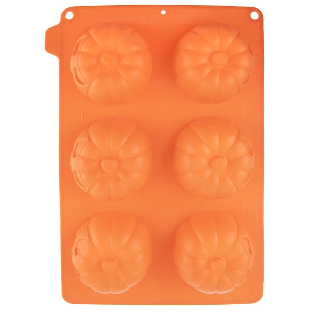 Halloween Pumpkin Silicone Baking Mold, 27x18x4 cm