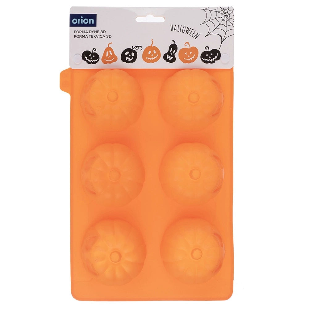 Halloween Pumpkin Silicone Baking Mold, 27x18x4 cm