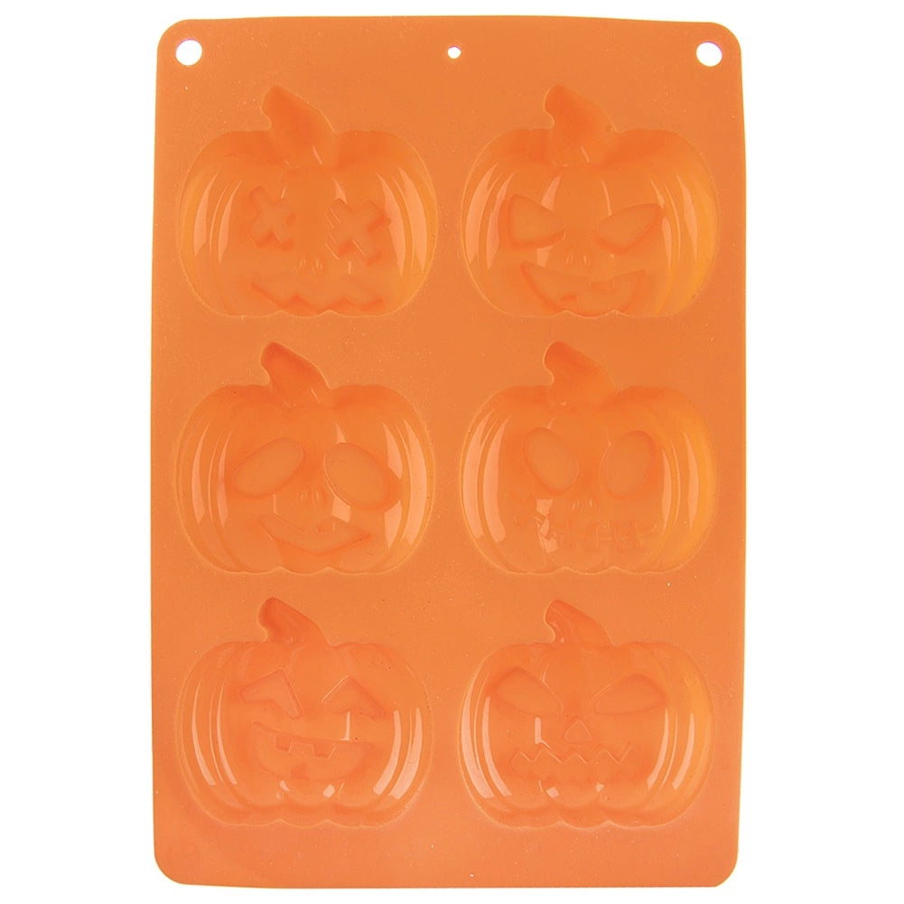Halloween Pumpkin Silicone Cookie Mold, 25x18x3 cm