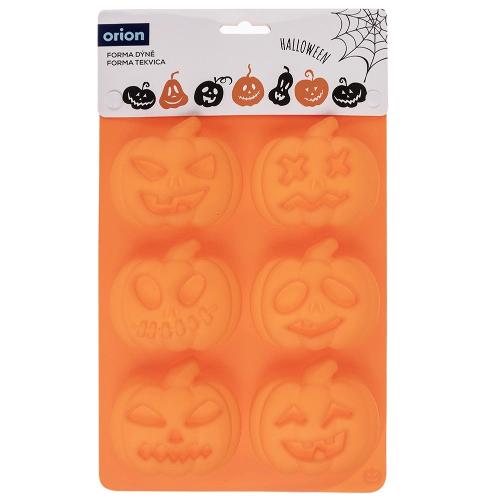 Halloween Pumpkin Silicone Cookie Mold, 25x18x3 cm