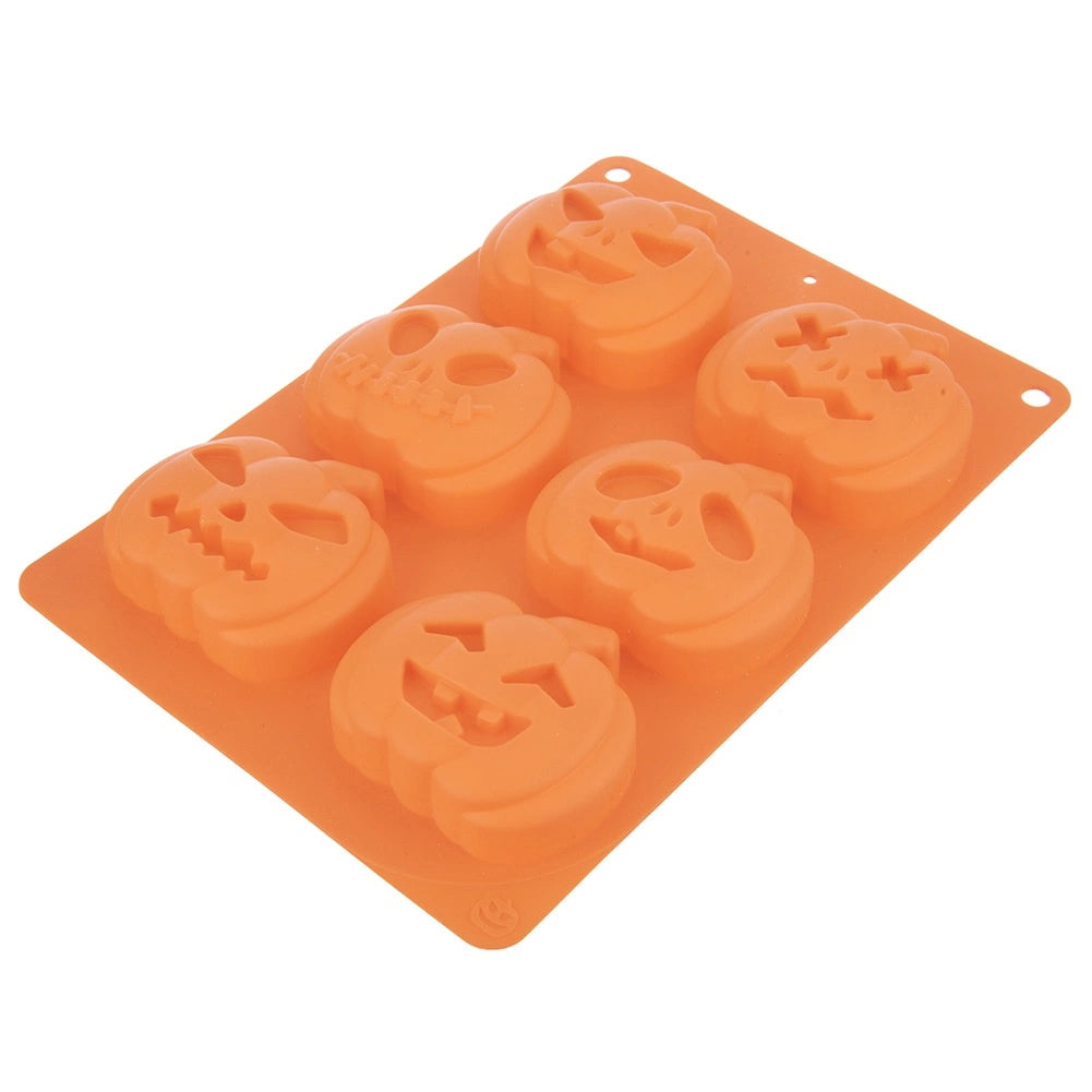 Halloween Pumpkin Silicone Cookie Mold, 25x18x3 cm