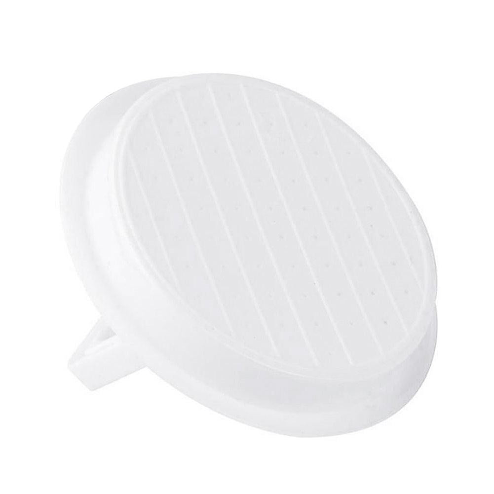 Hamburger press for perfectly shaped and weight-matched portions of meat
