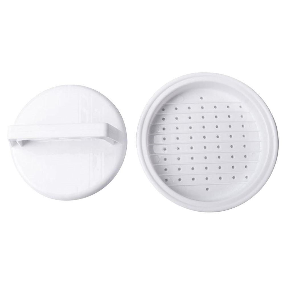 Hamburger press for perfectly shaped and weight-matched portions of meat