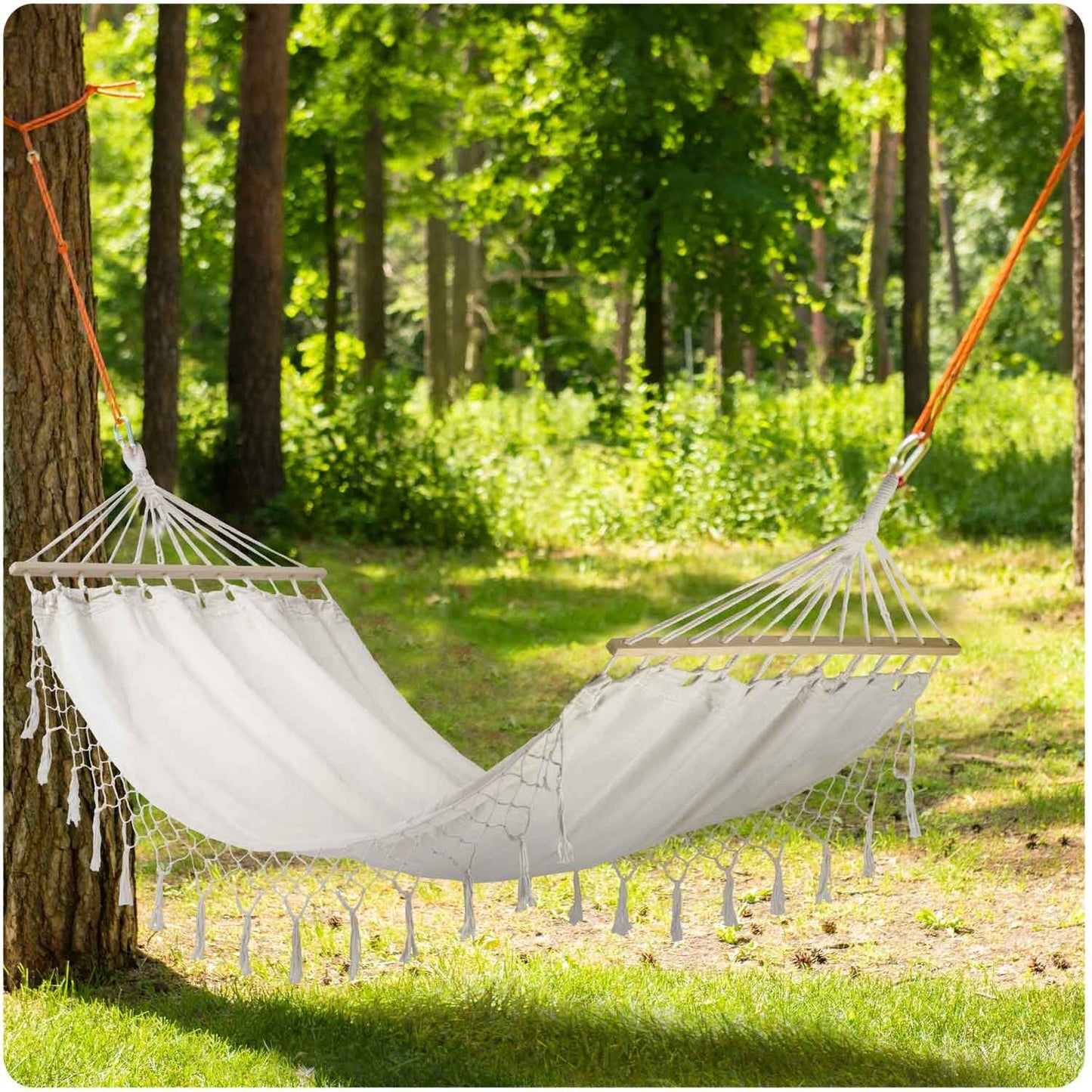 Hammock for garden Toledo Single seat Beige - Sofotel