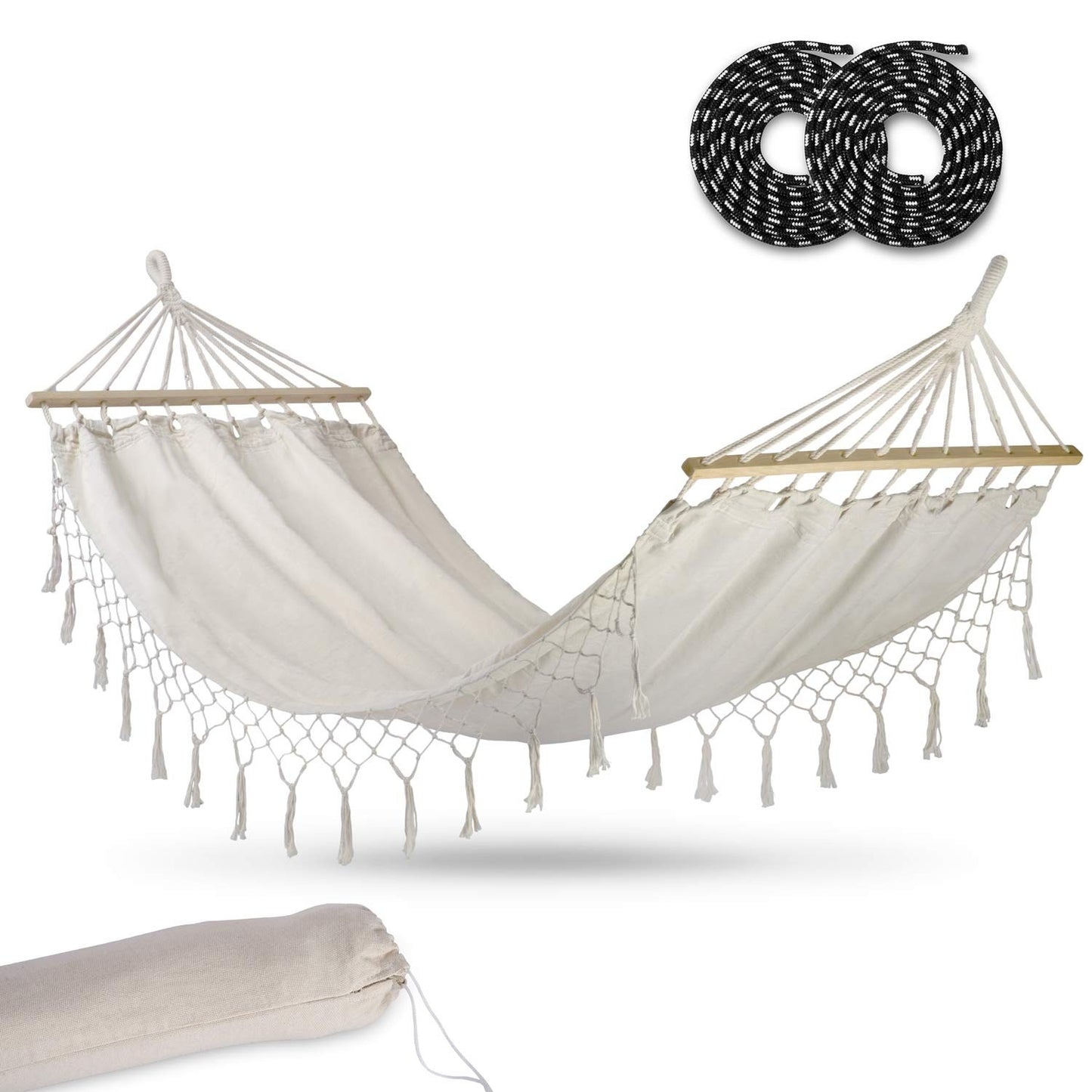 Hammock for garden Toledo Single seat Beige - Sofotel