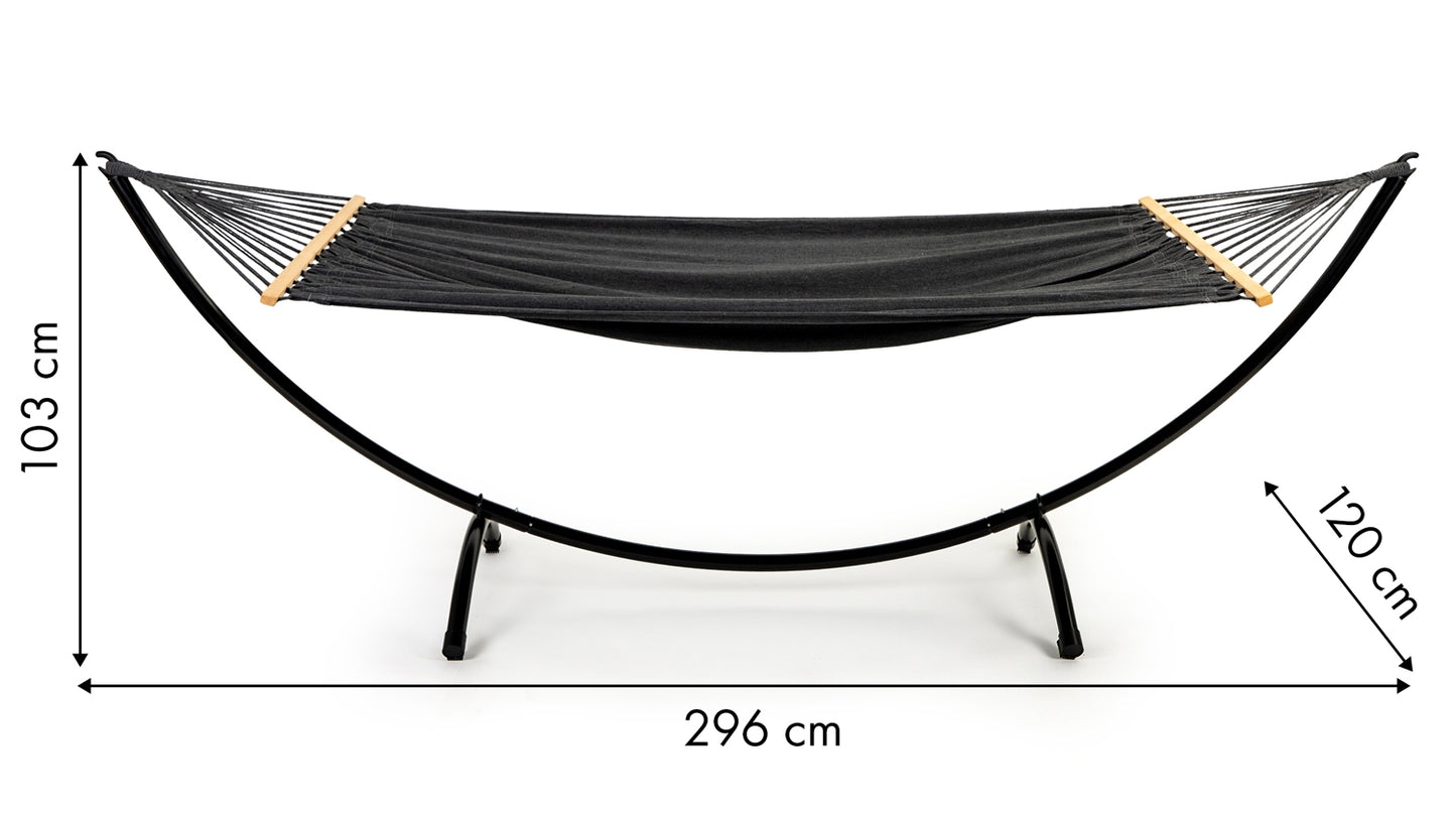 Hammock with frame recliner garden swing ModernHome