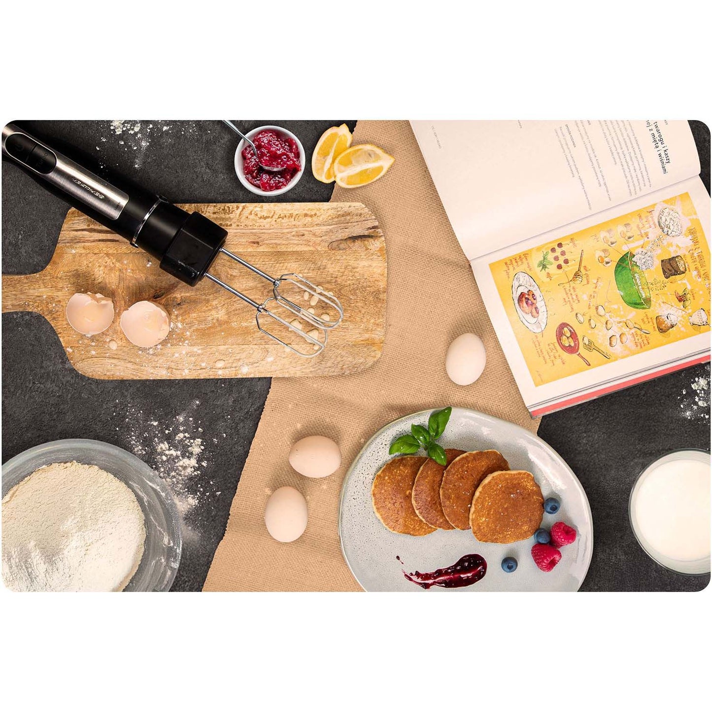Hand Blender 1500W with Bottle and Accessories