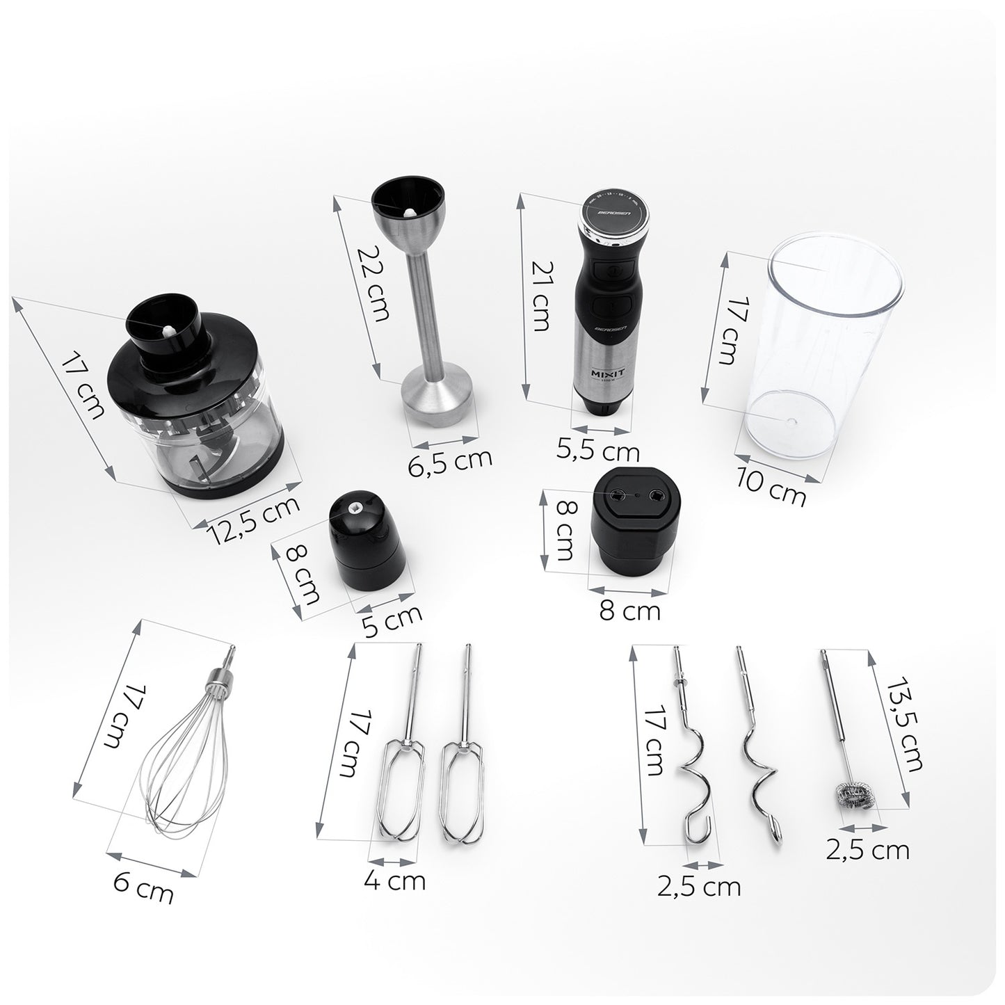 Hand blender 1500 W BD-753 Berdsen