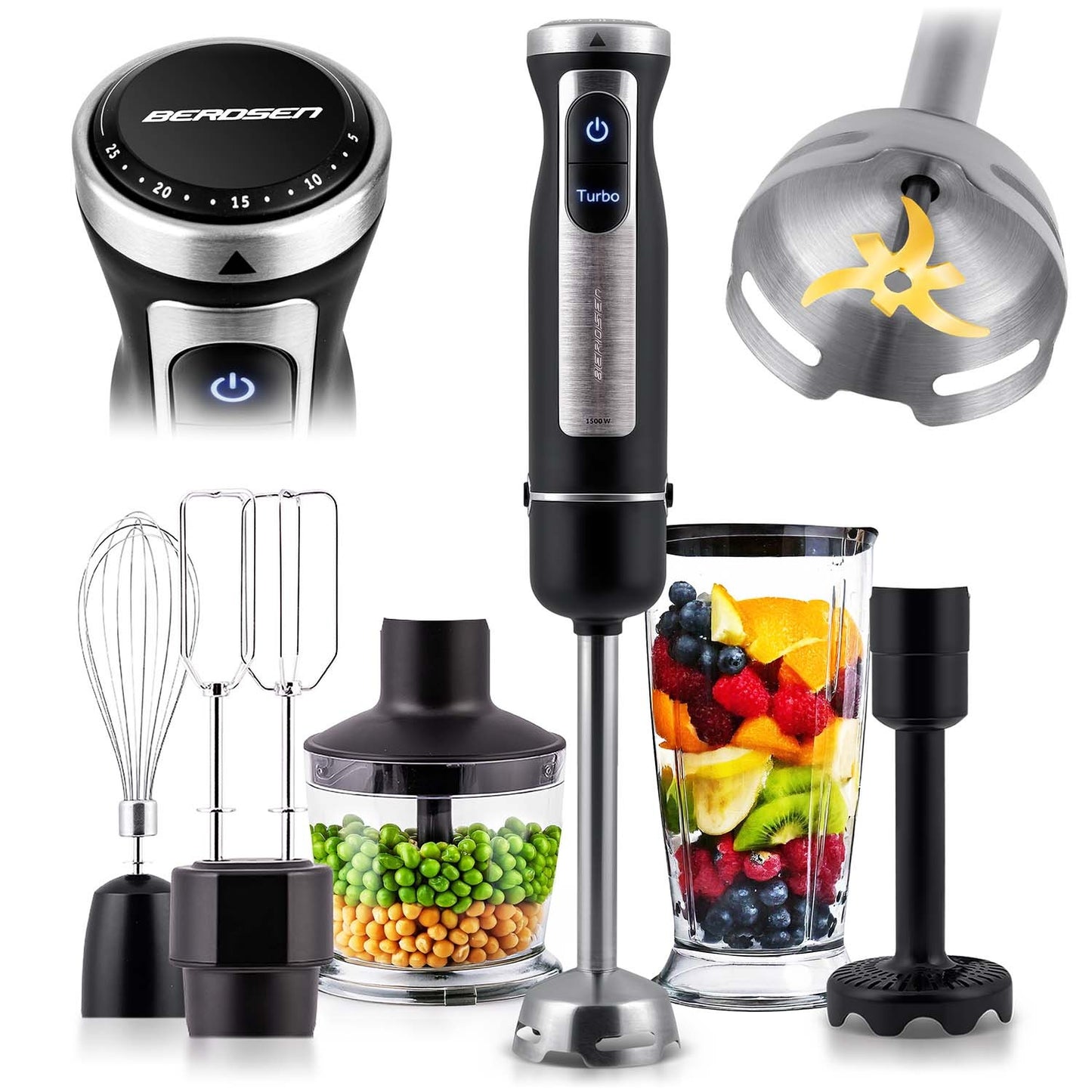 Hand blender 1500 W BD-754 Berdsen