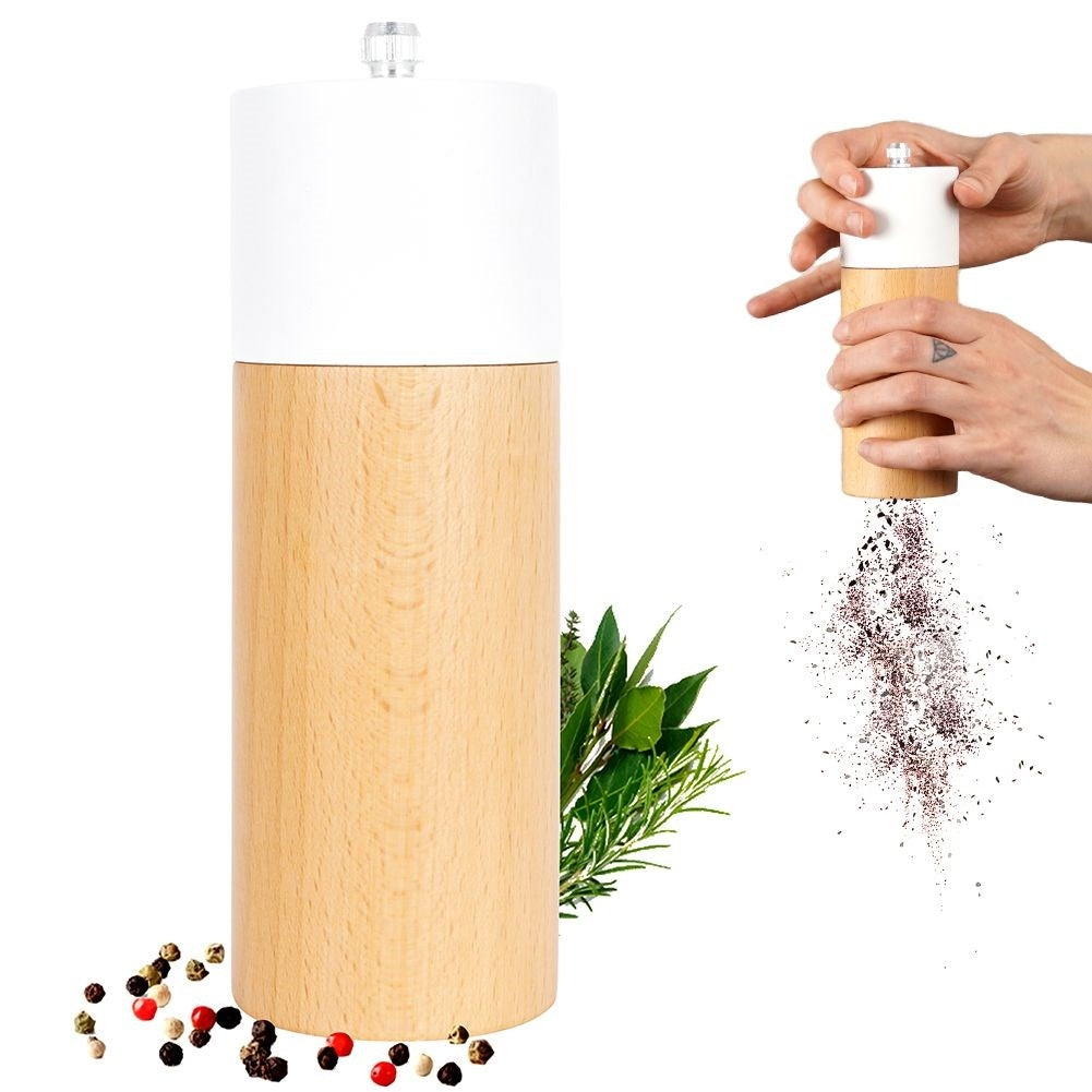 Hand grinder in acacia wood with ceramic grinding mechanism