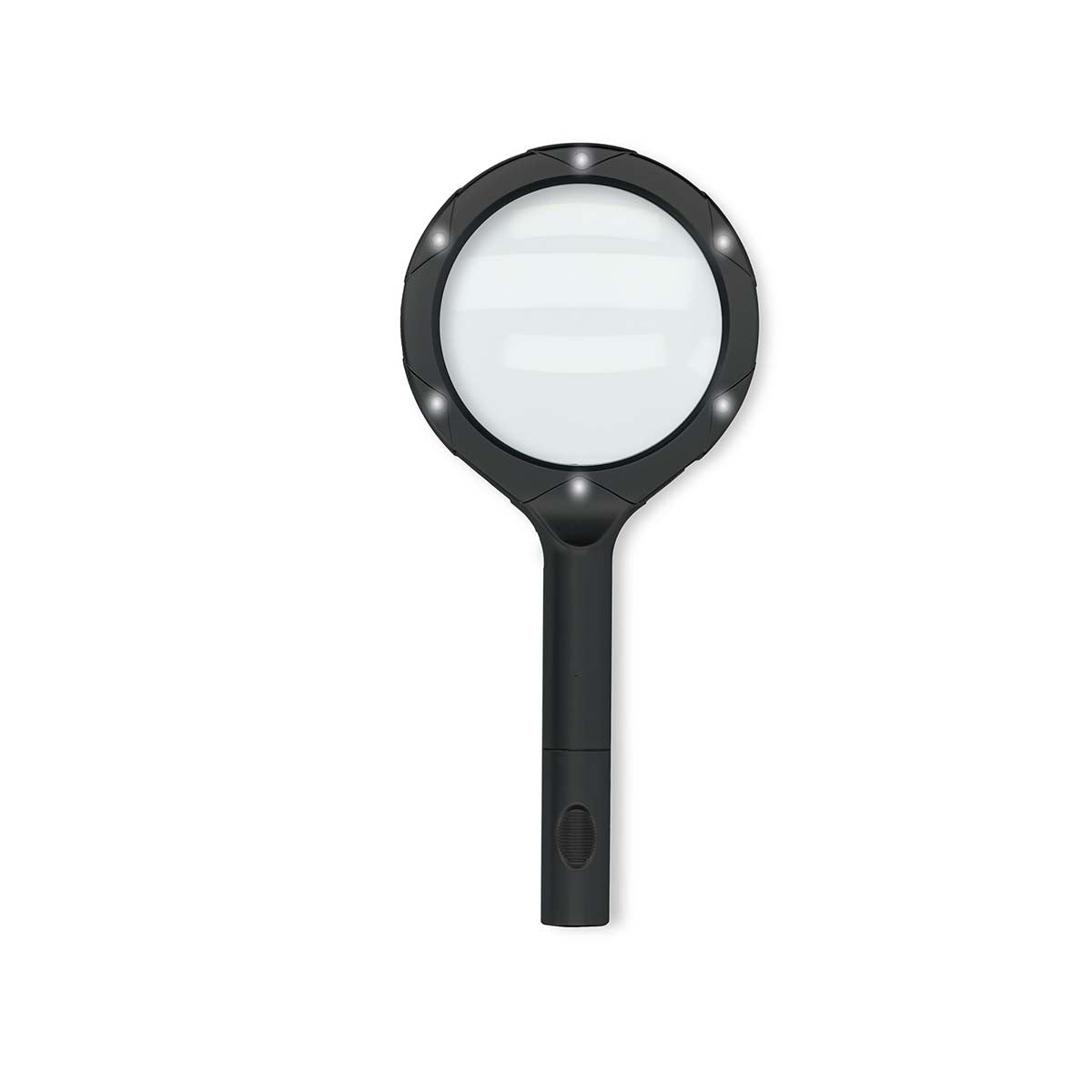 Handheld Magnifier, 4 Diopter Lens, Black