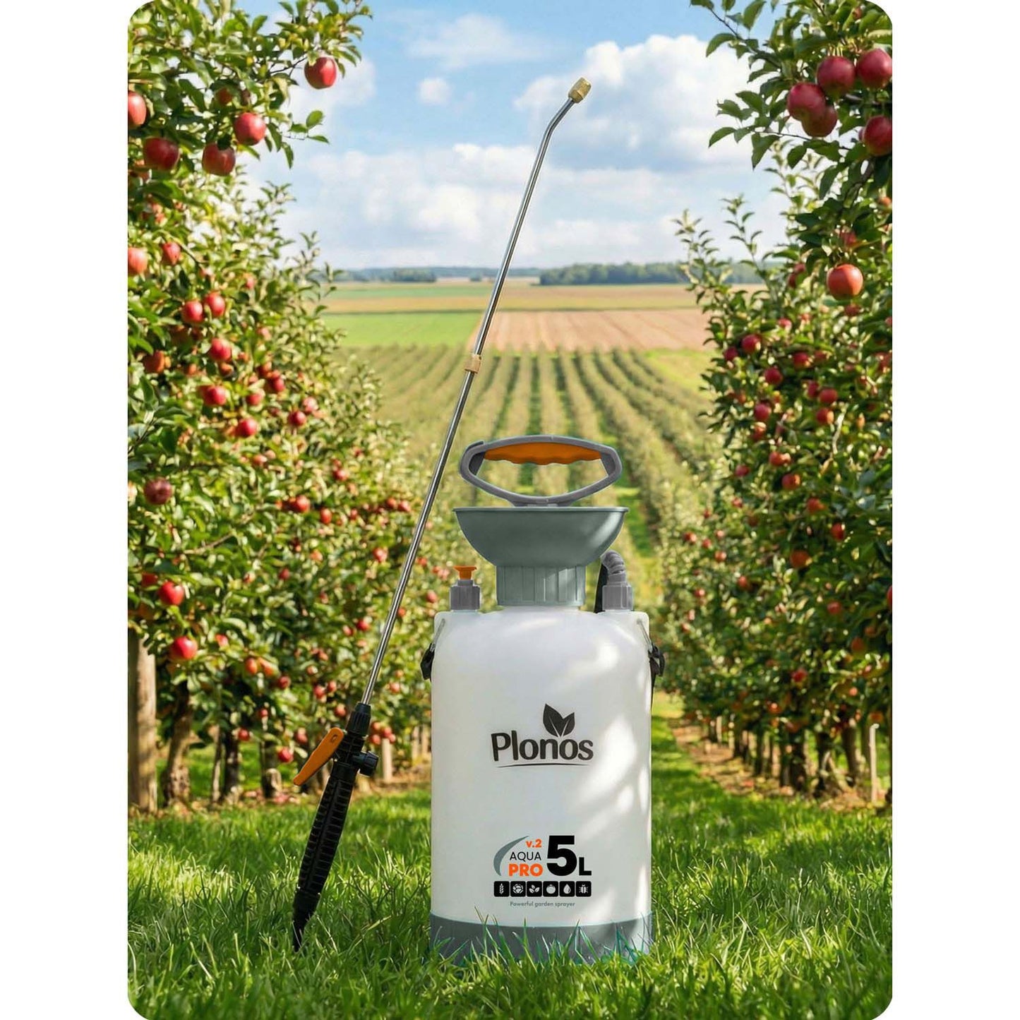 Handheld Pressure Sprayer 5L with Adjustable Lance