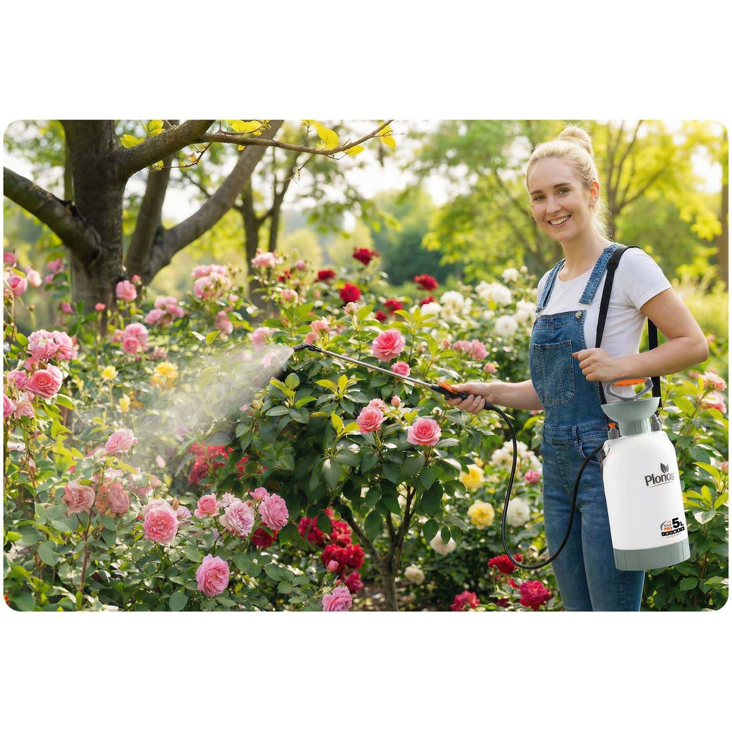 Handheld Pressure Sprayer 5L with Adjustable Lance