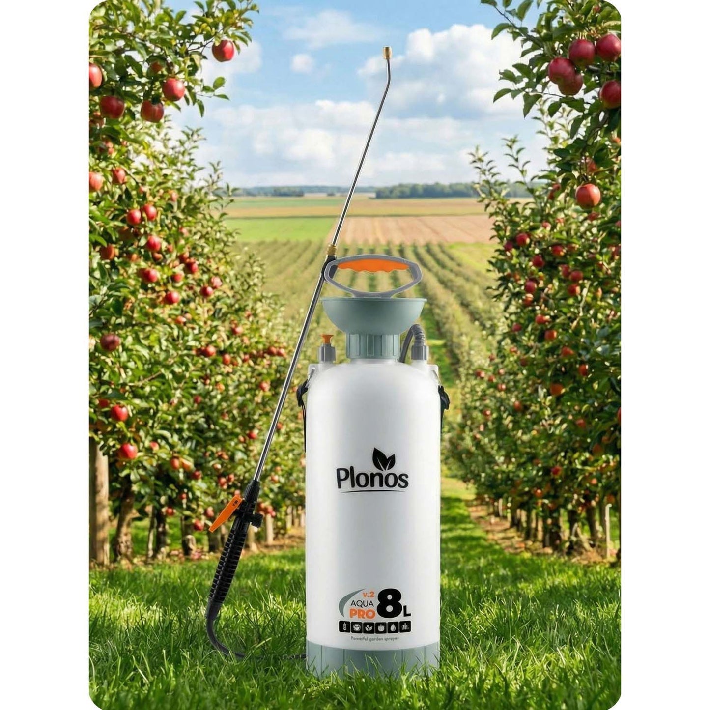 Handheld Pressure Sprayer 8L with Adjustable Lance