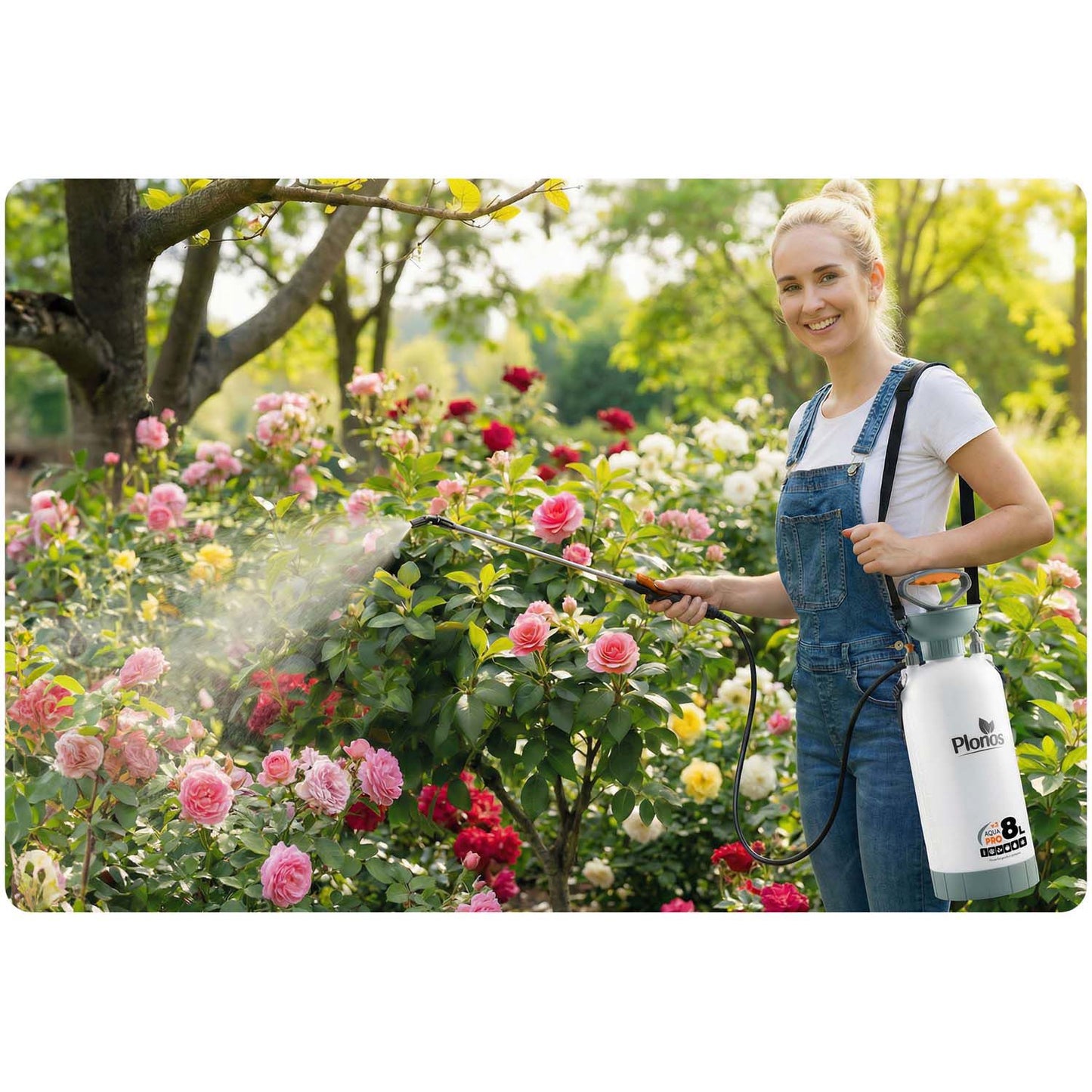 Handheld Pressure Sprayer 8L with Adjustable Lance
