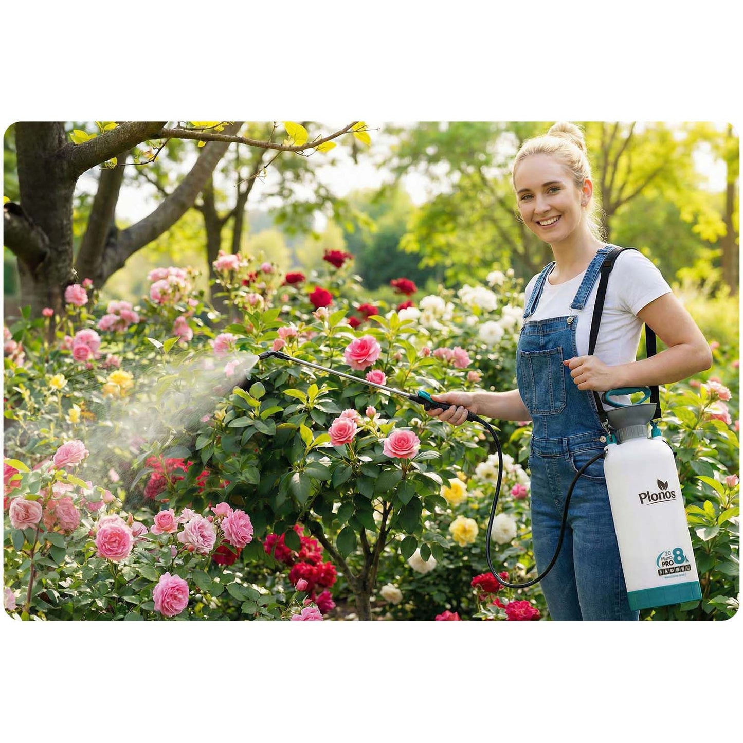 Handheld Pressure Sprayer 8L with Adjustable Lance