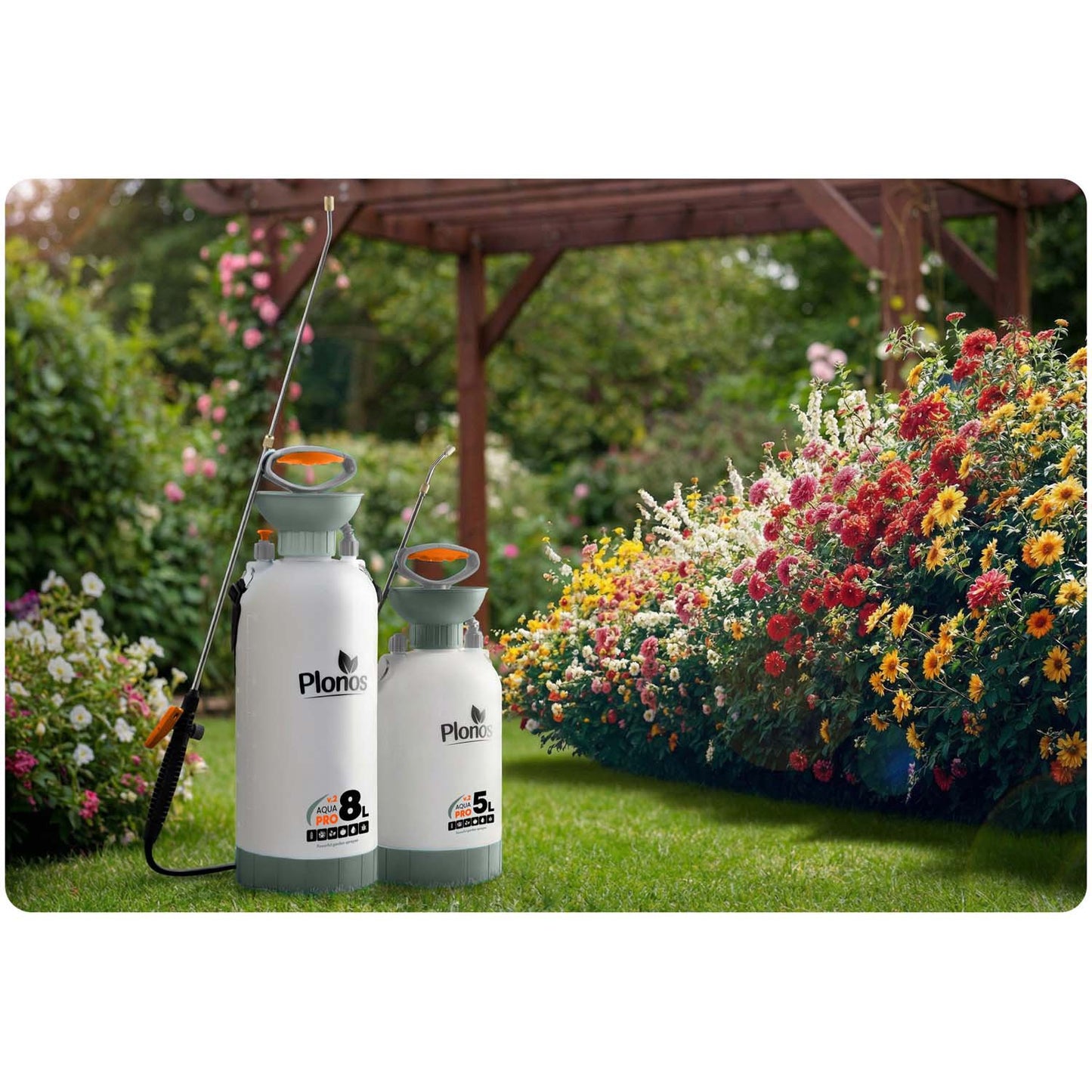 Handheld Pressure Sprayer 8L with Adjustable Lance