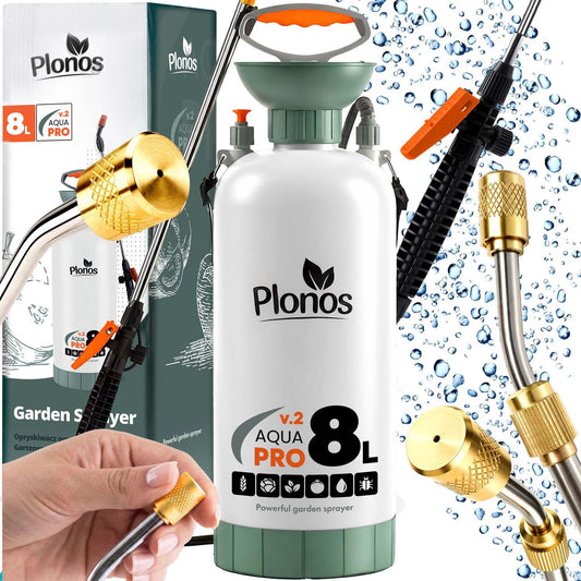 Handheld Pressure Sprayer 8L with Adjustable Lance