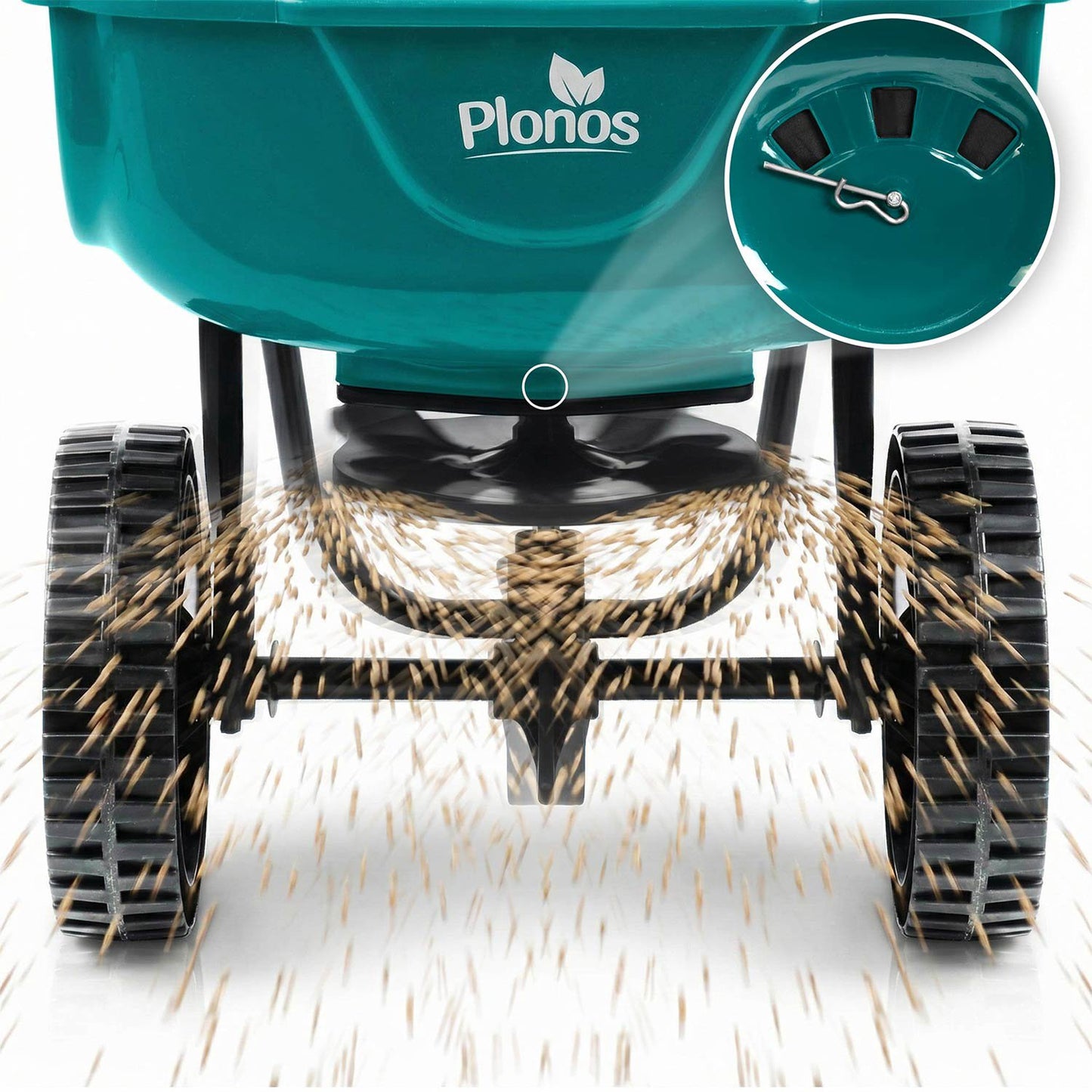 Handheld Seed and Fertilizer Spreader, 27L Capacity