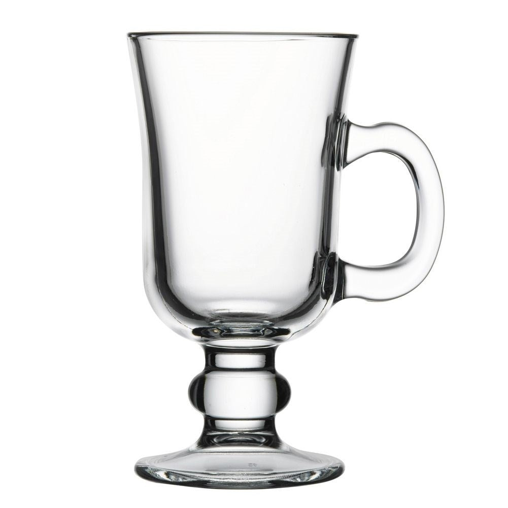 Handle glass on foot for Tea, Latte & Cappuccino