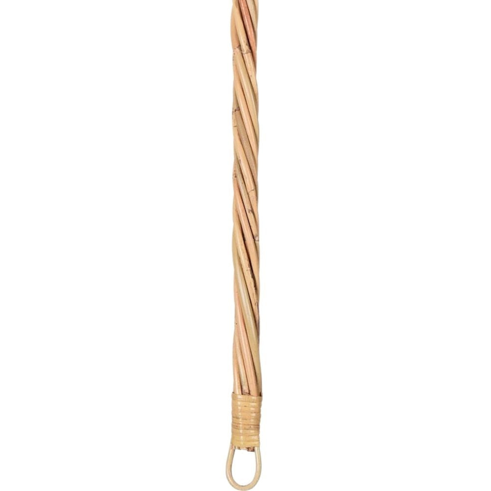 Handmade carpet whip in durable rattan for easy cleaning