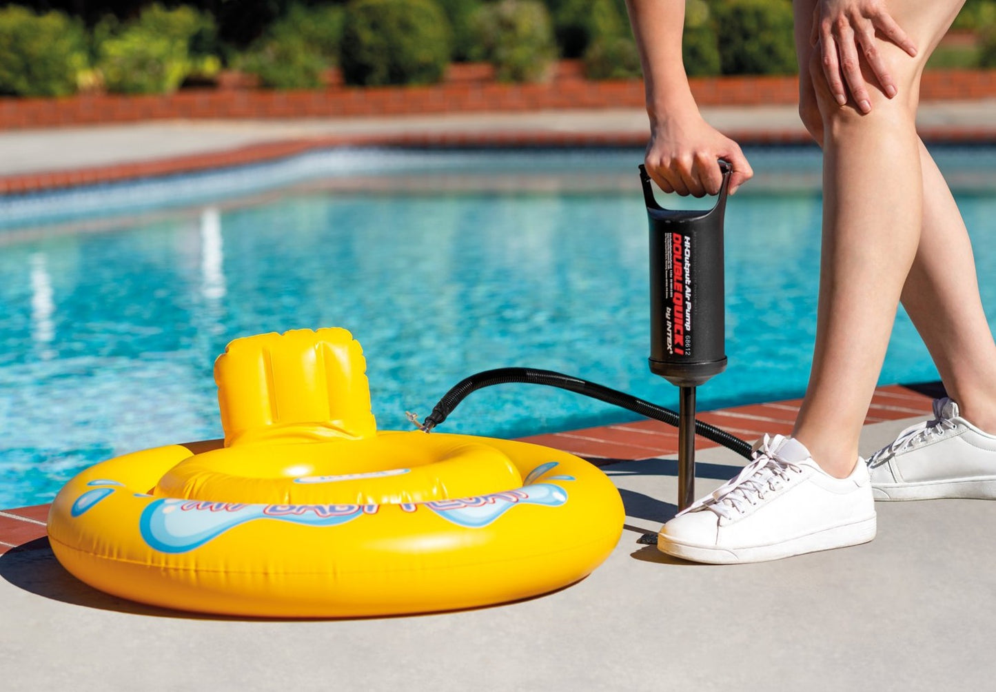 Hand pump for pool mat DOUBLE QUICK II intex 68612