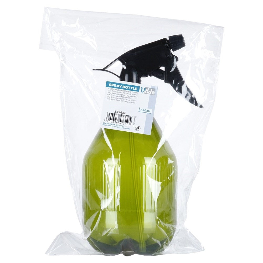 Hand sprayer 730 ml plastic dark green two water jets