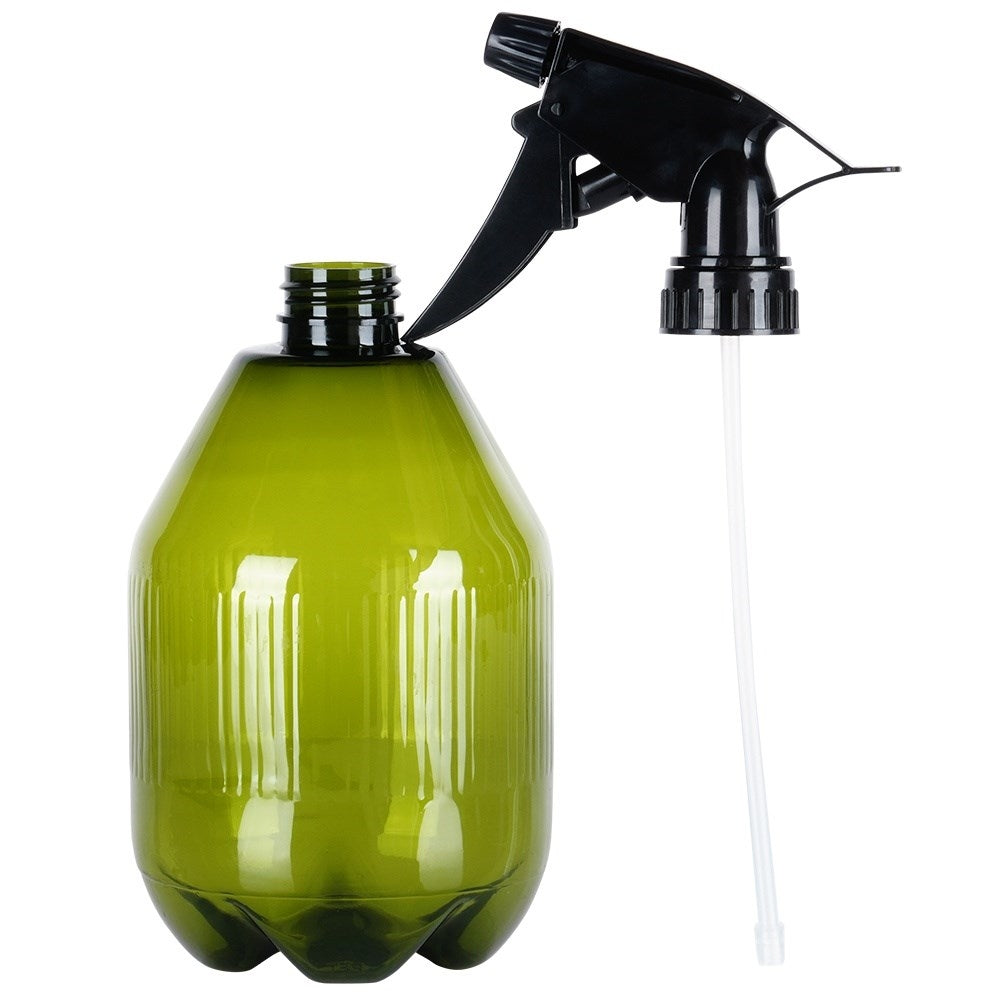 Hand sprayer 730 ml plastic dark green two water jets