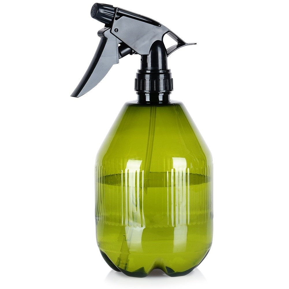 Hand sprayer 730 ml plastic dark green two water jets