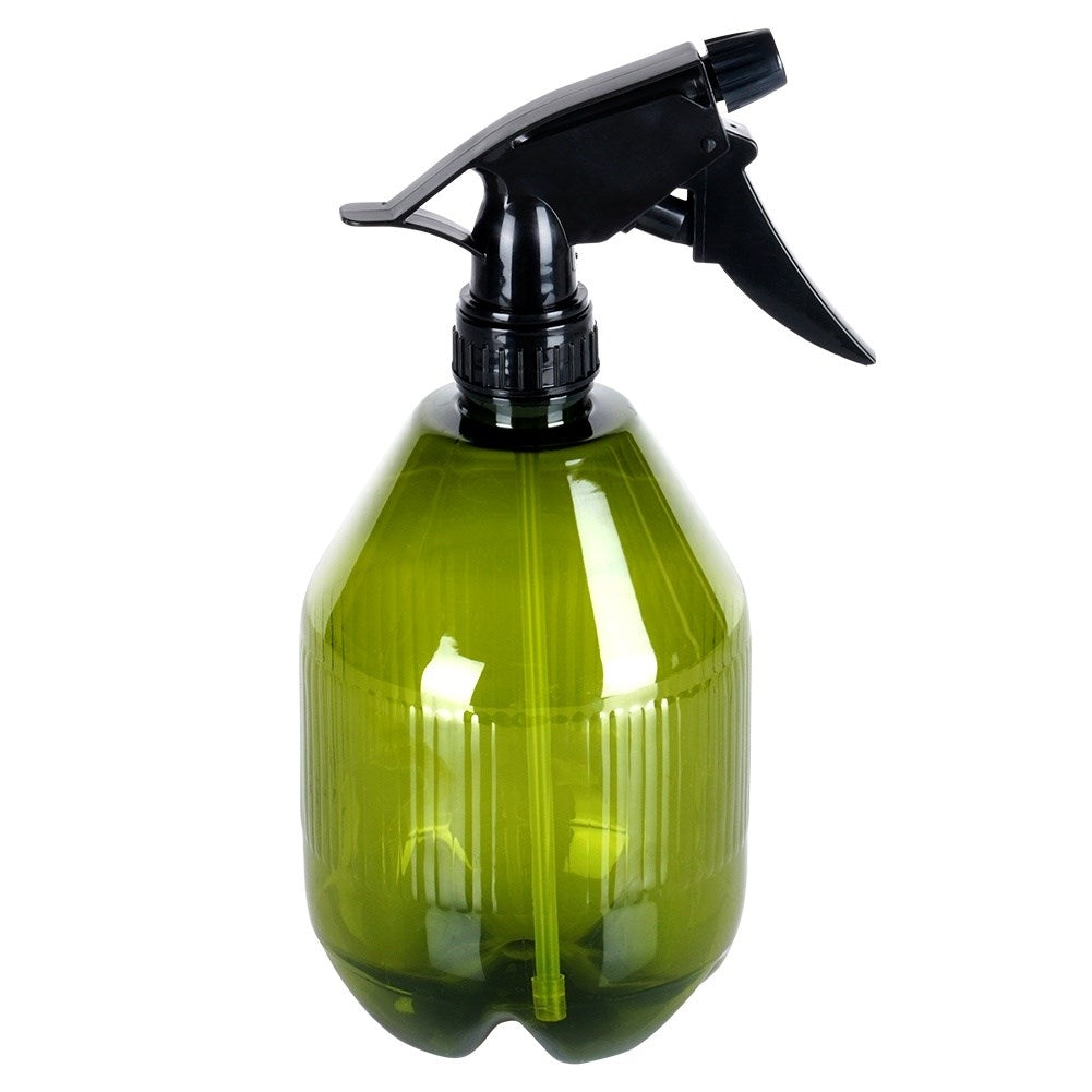 Hand sprayer 730 ml plastic dark green two water jets