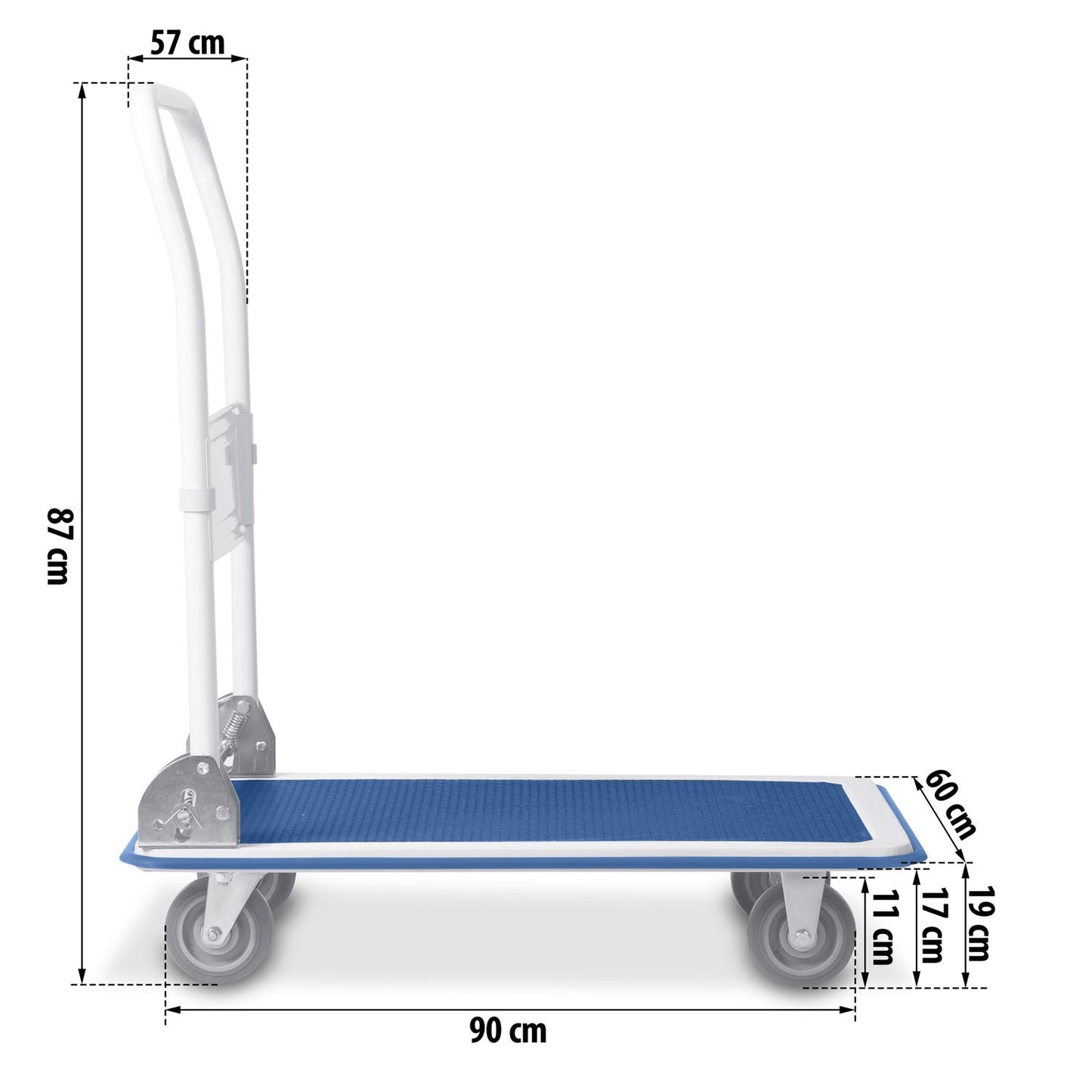 Hand truck HM-506 White/Blue