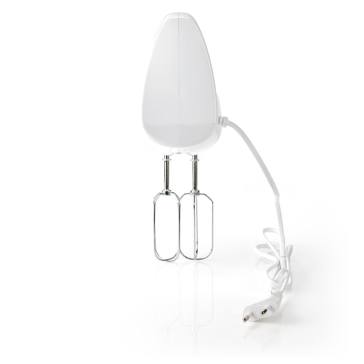 Hand whisk | 200 W | 5 speed setting | Turbo function | 2 dough hooks / 2 whisks | Grey/White