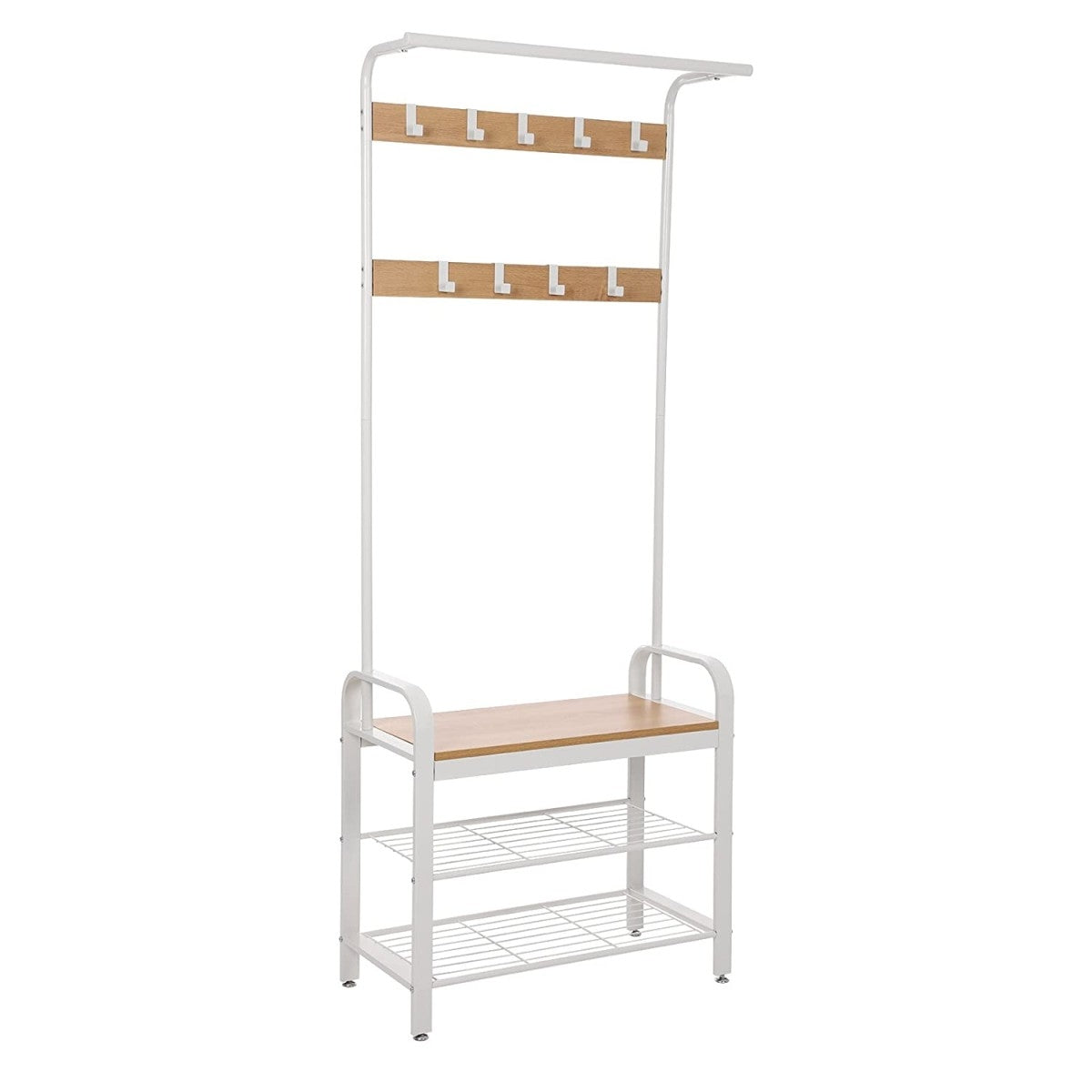Hanger, clothes rack, additional cabinet, bookcase, shoe shelf, 9 hooks