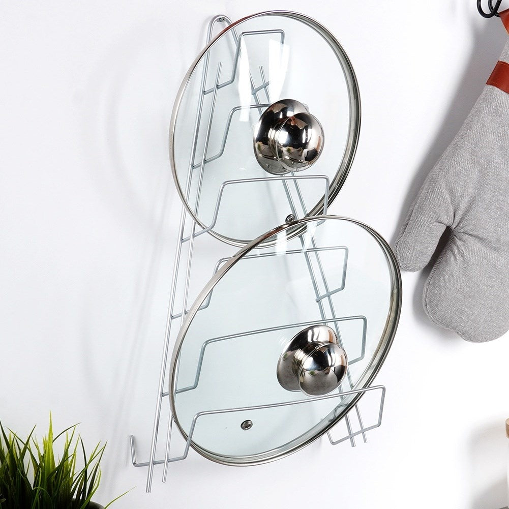 Hanger for 6 pot lids - Organize and save space