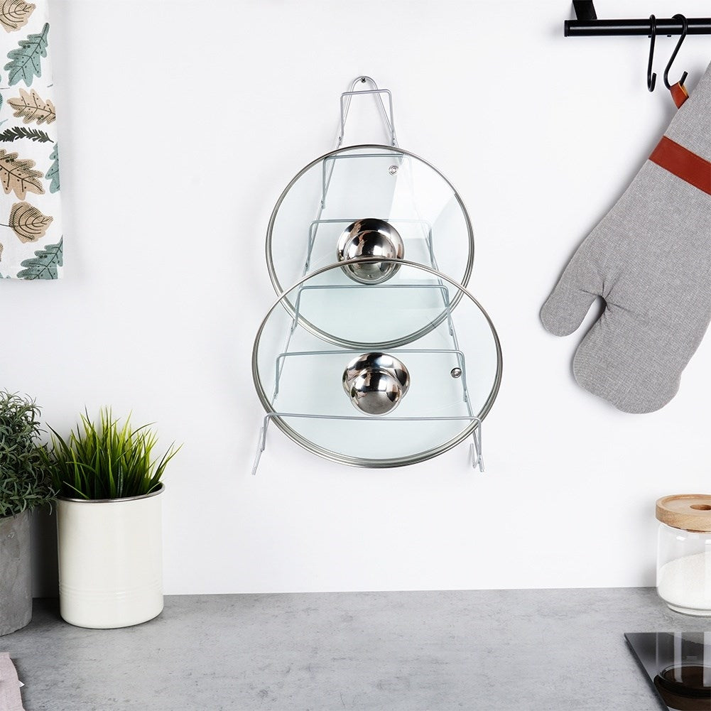 Hanger for 6 pot lids - Organize and save space