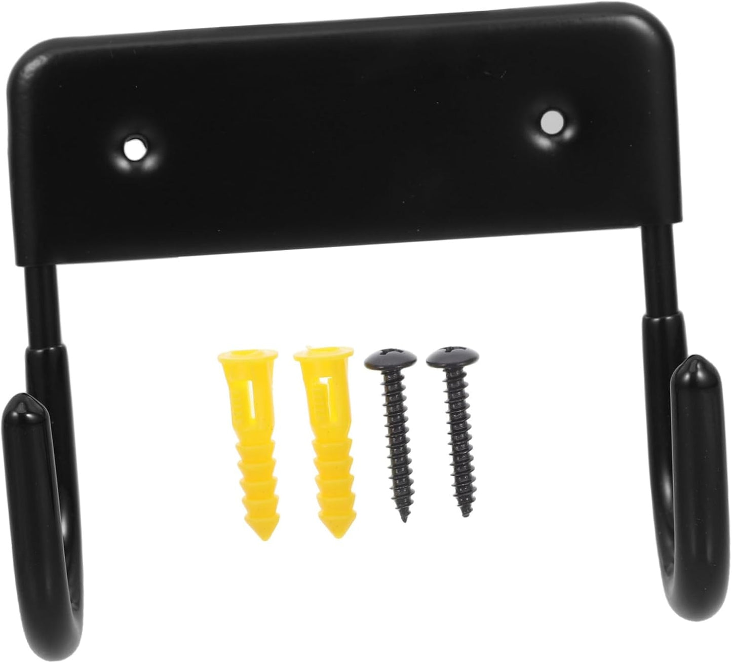 Hanger hook double metal load capacity 15kg black