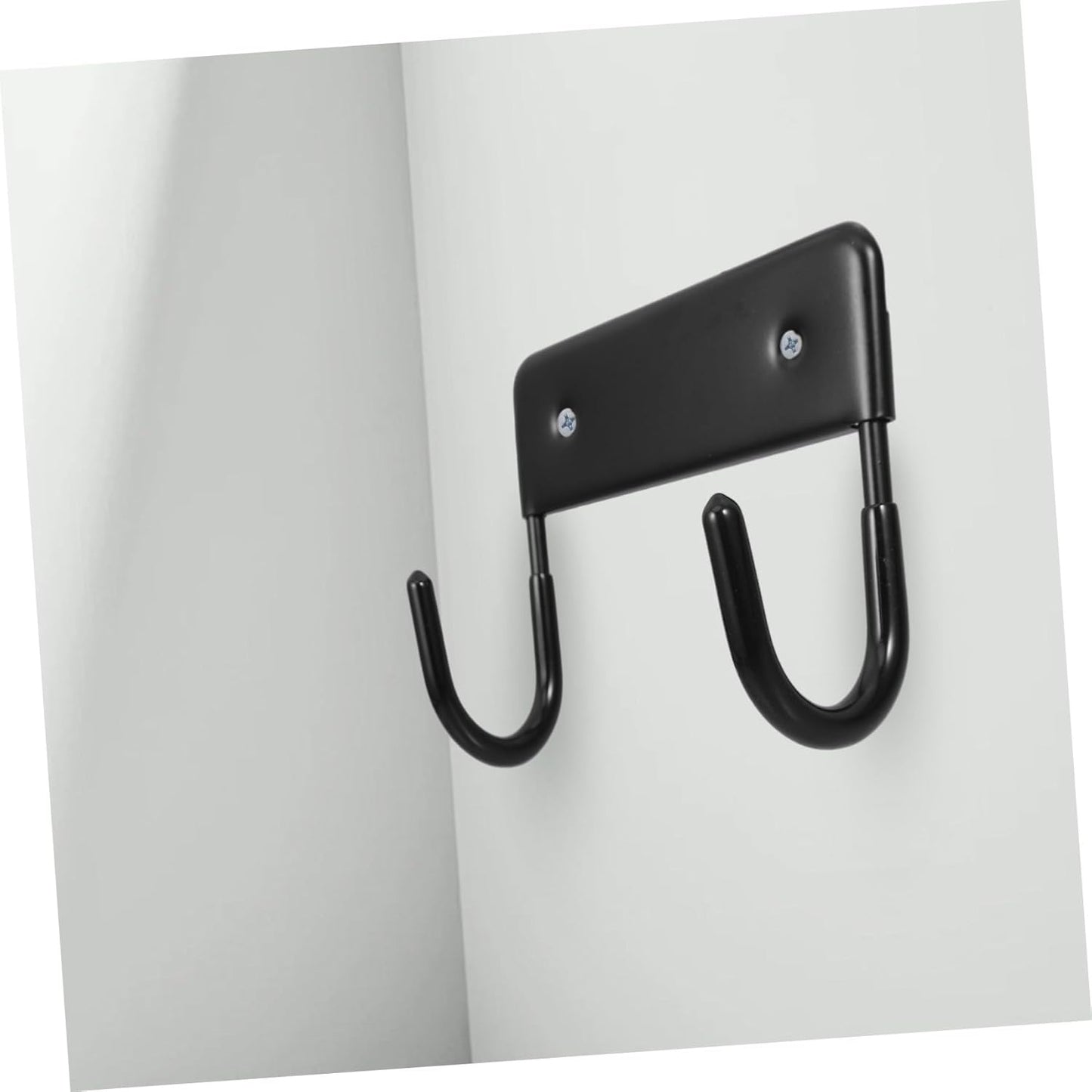 Hanger hook double metal load capacity 15kg black